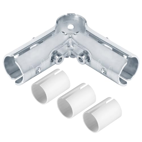 12 Sets 90 Degree 3 Way Cross Pipe Connector Clamps Fits 1/2 EMT Conduit
