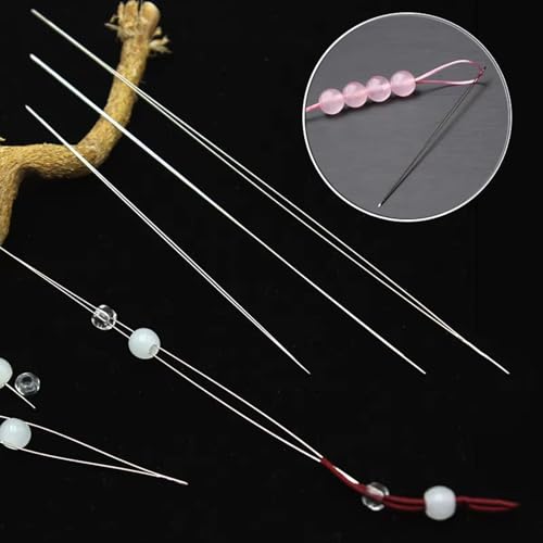 Lot de 18 aiguilles à perles à grand œil Aiguilles à perles – vue 6