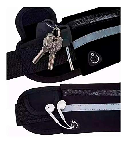 Pochete Esportiva Corrida Porta Celular Garrafa Documento Cinta Fitness Cores (Rosa)