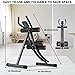 JOBUR Silla de Entrenamiento Abdominal Ejercitador Abdominal para Mujeres 308lb Compresor Plegable Entrenador de Fuerza Abdominal 4-Posiciones Ajustable con Pantalla LCD Imagen de JOBUR Silla de Entrenamiento Abdominal Ejercitador Abdominal para Mujeres 308lb Compresor Plegable Entrenador de Fuerza Abdominal 4-Posiciones Ajustable con Pantalla LCD