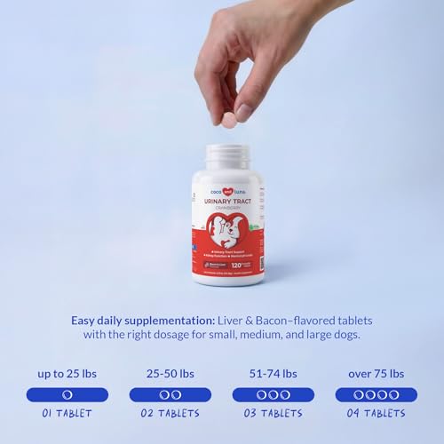 Image of Cranberry Supplement for Dogs 120 Chewable Tablets - Urinary Tract Support