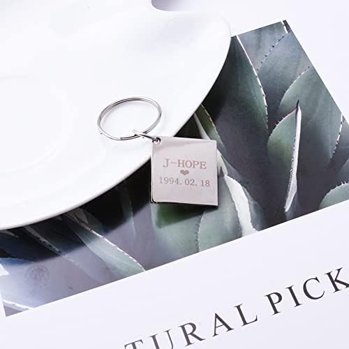 Miniatura 4 de Llavero BTS Bangtan Boys Army Jewelry of Lover Fans regalo ARMY Bangtan Boys llave de acero inoxidable regalo de cumpleaños