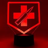Otaku Lamps Juggernog Call of Duty® – Anime Lamp Figure Night Light, 16 Color RGB LED – 3D Anime Room Décor Gift for Otaku
