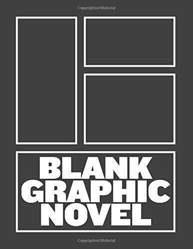 Blank Graphic Novel Template: figure drawing for comic journals, with a wide variety of panel layouts