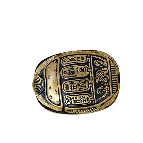 Uterstyle Sculpture de scarabée égyptienne antique Cadeaux en résine Statue Ornement Artisanat Décoration de maison Bureau Cover