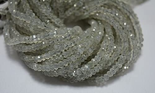 Perles de pierre de lune africaine pour réparer et concevoir des bijoux fins