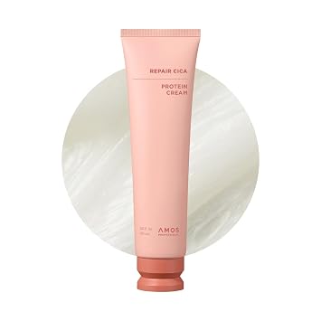 AMOS PROFESSIONAL Repair Cica Protein Cream l Anti-Frizz Deep Conditioner for Split Ends & Breakage l 5.0 fl. oz.