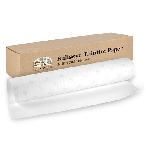 Bullseye Thinfire Kiln Shelf Paper 20 x 20 24 Pack by Glassco