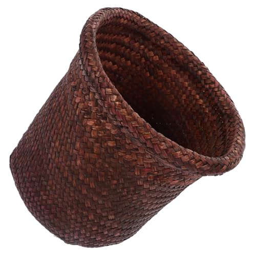 VICASKY Panier Tressé Jonc de Mer pour Plantes Suspendues Corbeille Fleurie Étanche Rangement Polyvalent Décoratif pour Maison Stable et Résistant