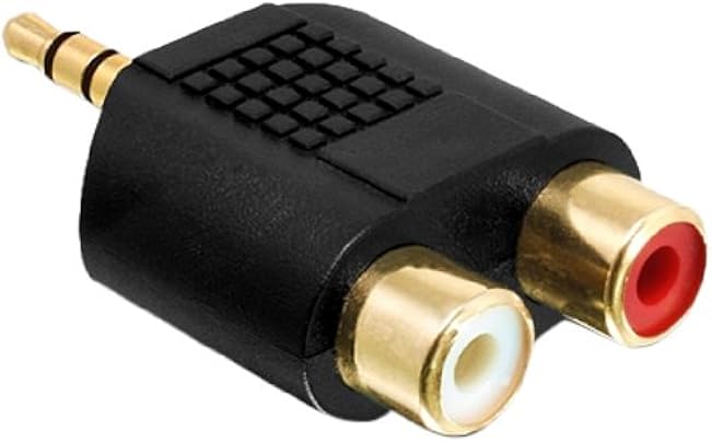 DeLOCK 65365 cavo interfaccia adattatore 3 5mm 2xRCA Nero DeLOCK 65365 cavo interfaccia adattatore 3 5mm 2xRCA Nero