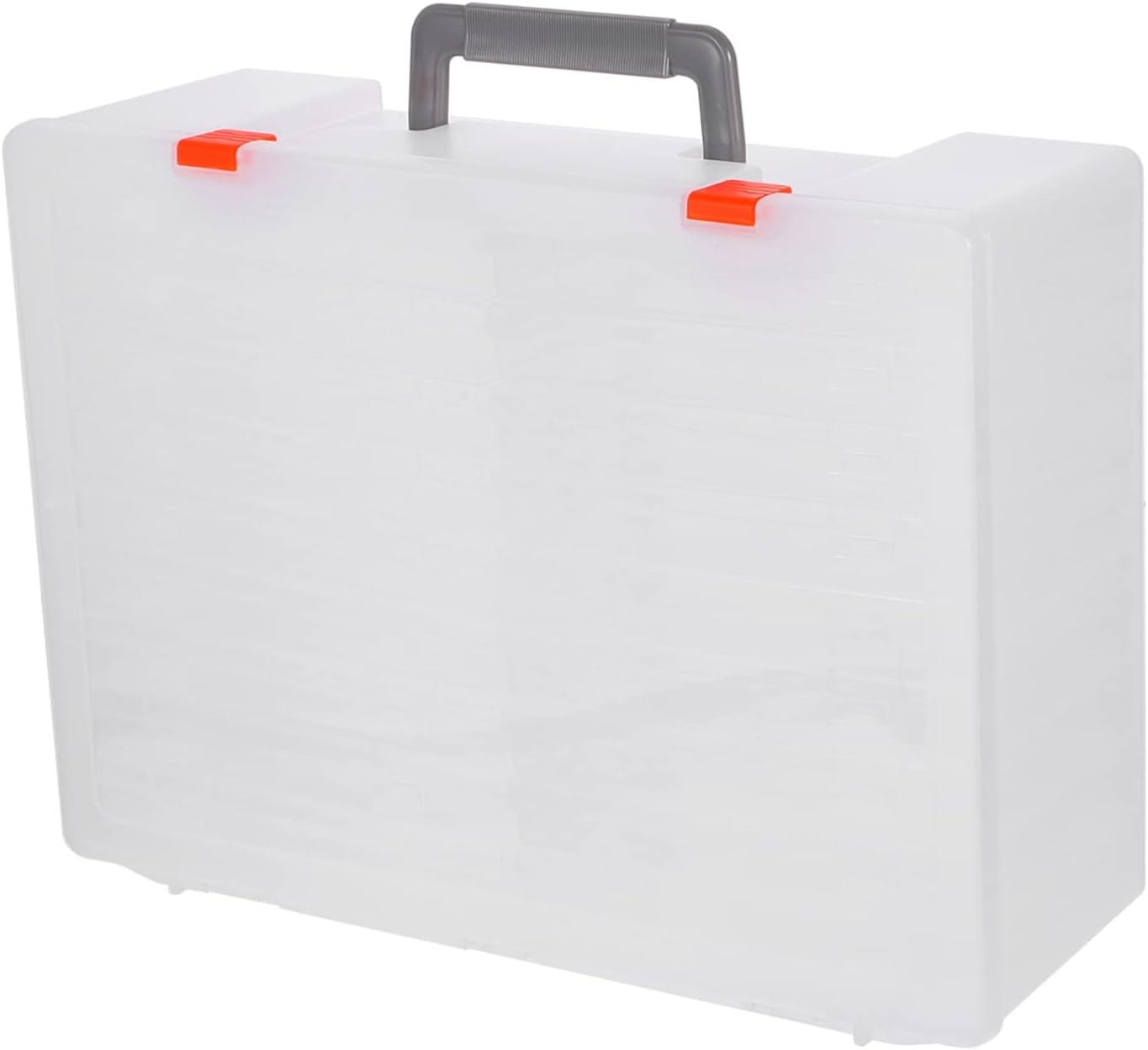 KICHOUSE 1set Multi-function Photo Case Box Transparent Craft Organizer for Photos Supplies and Keepsakes for Storage and Organization for Boys and Girls and Adults