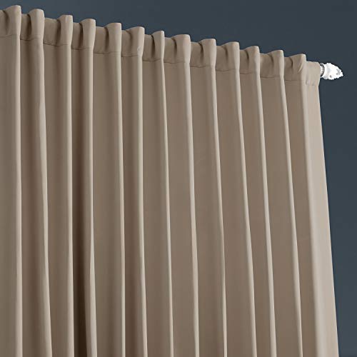 HPD Half Price Drapes Extra Wide Room Darkening Curtains for Bedroom & Living Room 100 X 84 (1 Panel), BOCH-151304-84-DW, Classic Taupe - Image 3