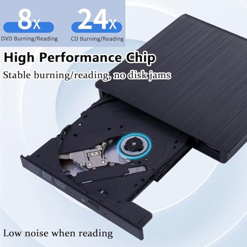 Image of NEXSA 12.7mm External DVD Drive Enclosure USB 3.0 Type C Case | Converts internal twelve point seven millimeter internal laptop optical drives into dual interface portable readers.