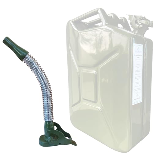 CM Concepts Long & Flexi Spout Nozzle for NATO-Type Metal Cans, Fits Wavian, Tested in U.K