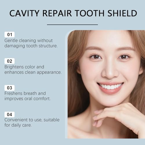 2pcs Advanced Cavity Tooth Repair Kit & Professional Teeth Whitening Gel,Enamel Strengthening Formula,Tartar Remover,Daily Gum Care & Long-Lasting Fresh Breath Oral Care Set,120ml - Image 6