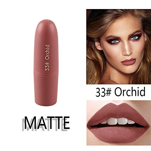 Miss Rose Batom mate 25 cores de longa duração à prova d'água veludo batom maquiagem sexy (33)