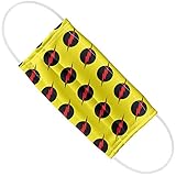 Popfunk The Flash Reverse Flash Logo Pattern 1-Ply Reusable Face Mask Covering, Unisex
