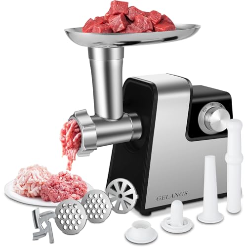 Electric Meat Grinder 350W with Sausage Stuffer & Kubbe Kit