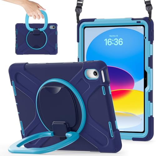 Protection iPad Mini 7 A17 Pro étui antichoc 8.3 pouces avec béquille rotative 360