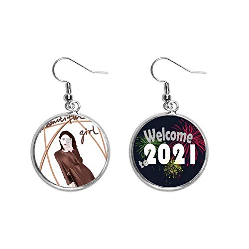 Pendientes de ilustración artística para lucir en cenas especiales y eventos culturales únicos