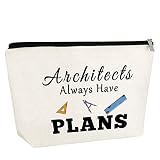 Architect Student Gift Makeup Bags Architecture Gifts Cosmetic Bag Architectural Engineer Gift Makeu