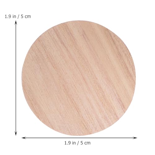 Discos de madera redondos con superficie lisa para pintar facil 3