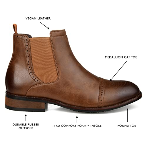 Image of Vance Co. Men's Garrett Cap Toe Chelsea Boot