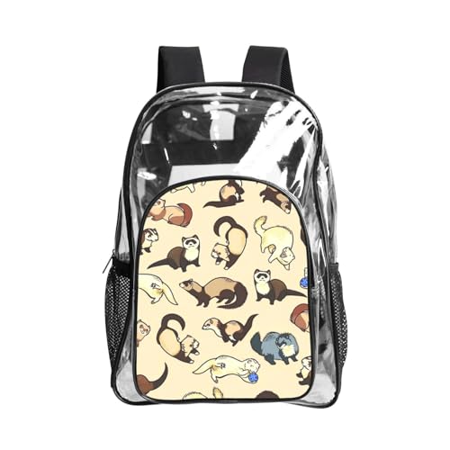 Sac transparent furet idéal pour vos journées de plage et sports de plein air
