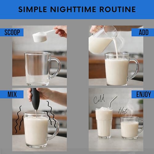 Image of NutriDinner by Nutrillermo | Grass-Fed Collagen Protein Powder | Collagen with Magnesium B-Vitamins | Collagen Supplement for Sleep and Recovery (14,9, Vanilla)