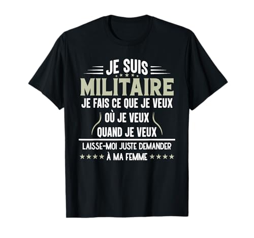 Militare Coppia Idea Regalo Per Mio Marito Umorismo Maglietta