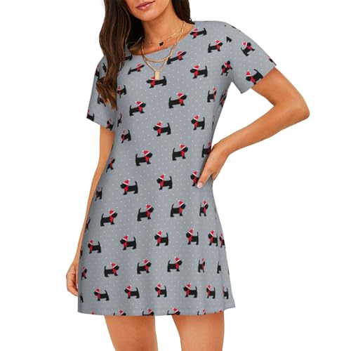 Chemise de nuit légère et respirante contre les sueurs nocturnes