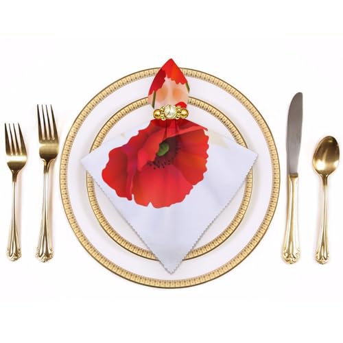 Servilletas de tela cuadradas florales 18.7" x 18.7" miniatura 3
