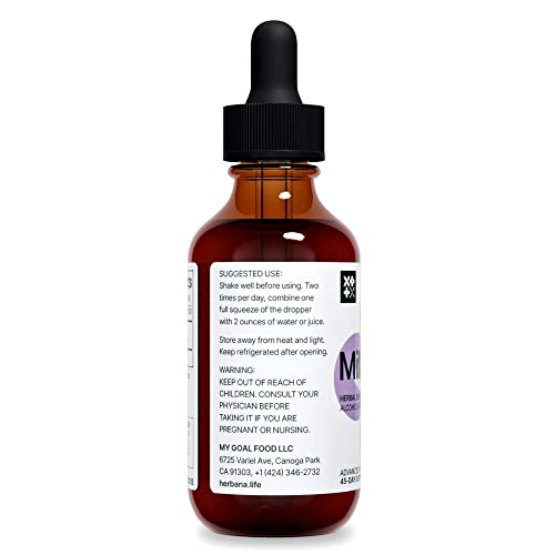 Milk Thistle 2 Fl Oz Liquid Extract - Natural Liver Support Drops - Cleanse And Detox Herbal Supplement - Silybum Marianum Tincture For Man & Woman - Family Size - High Potency - 45-Day Supply #TOP4