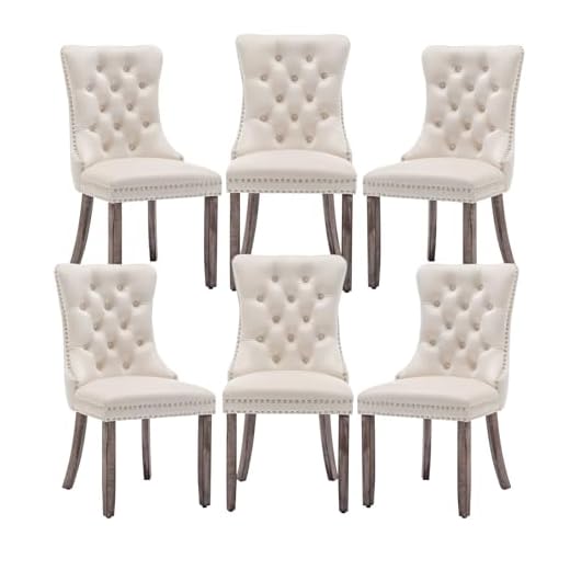 Hixkol Velvet Dining Chairs Set