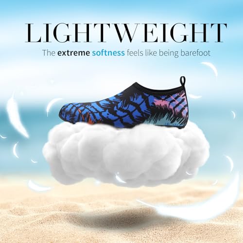 Image of Homitem Water Shoes for Women Men Aqua Socks Swim Beach Pool River Slip-On Barefoot Quick-Dry Vacation Cruise Essentials Accessories for Yoga Kayak Sports