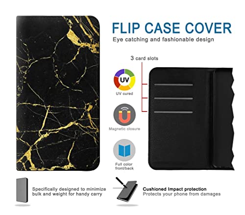 Etui Flip Housse Cuir pour iPhone 15 Protections Marbre