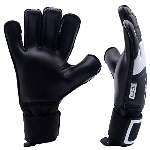 Luva Goleiro Profissional N1 Goalkeeper Beta Elite Black - Talas De Proteção