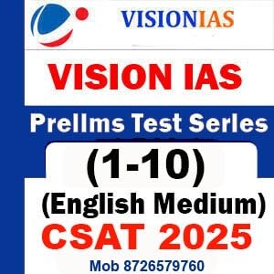 Buy Vision IAS Prelims Full Length Test CSAT Test Series 2025 Questions ...