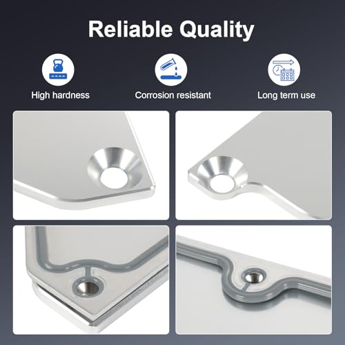 Image of LS Gen 3 Valley Pan Cover Plate Low Profile with Gasket and Seals Compatible with LSX LS1 LM7 LR4 LQ4 LS6 L59 LQ9 LM4 L33 (Silver)