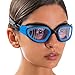 AqtivAqua Swimming Goggles Swim Goggles for Adults Men Women Kids Youth Girls Boys Children DX (Clear-Lenses Blue/Black-Frame)