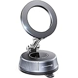 immagine prodotto EOIWUY Porta Cellulare Auto Magnetico, Supporto Telefono Auto per Magsafe con Aptico Nano Gel Potenziato, 360° Rotazione Porta Telefono Auto, Pieghevole Reggi Telefono Auto per iPhone & Android