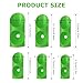6 PCS Foam Pipe Insulation Cutter Tool, Cutting Guide Clip 6 Sizes for Homes, Industries and Commercial Places, Versatile Foam Tubes Rubber Pipe Insulation 15MM-22MM-28MM-40MM-46MM-53MM (Green)