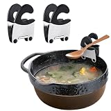DOITOOL Stainless Steel Pot Clip 2-Pack Black