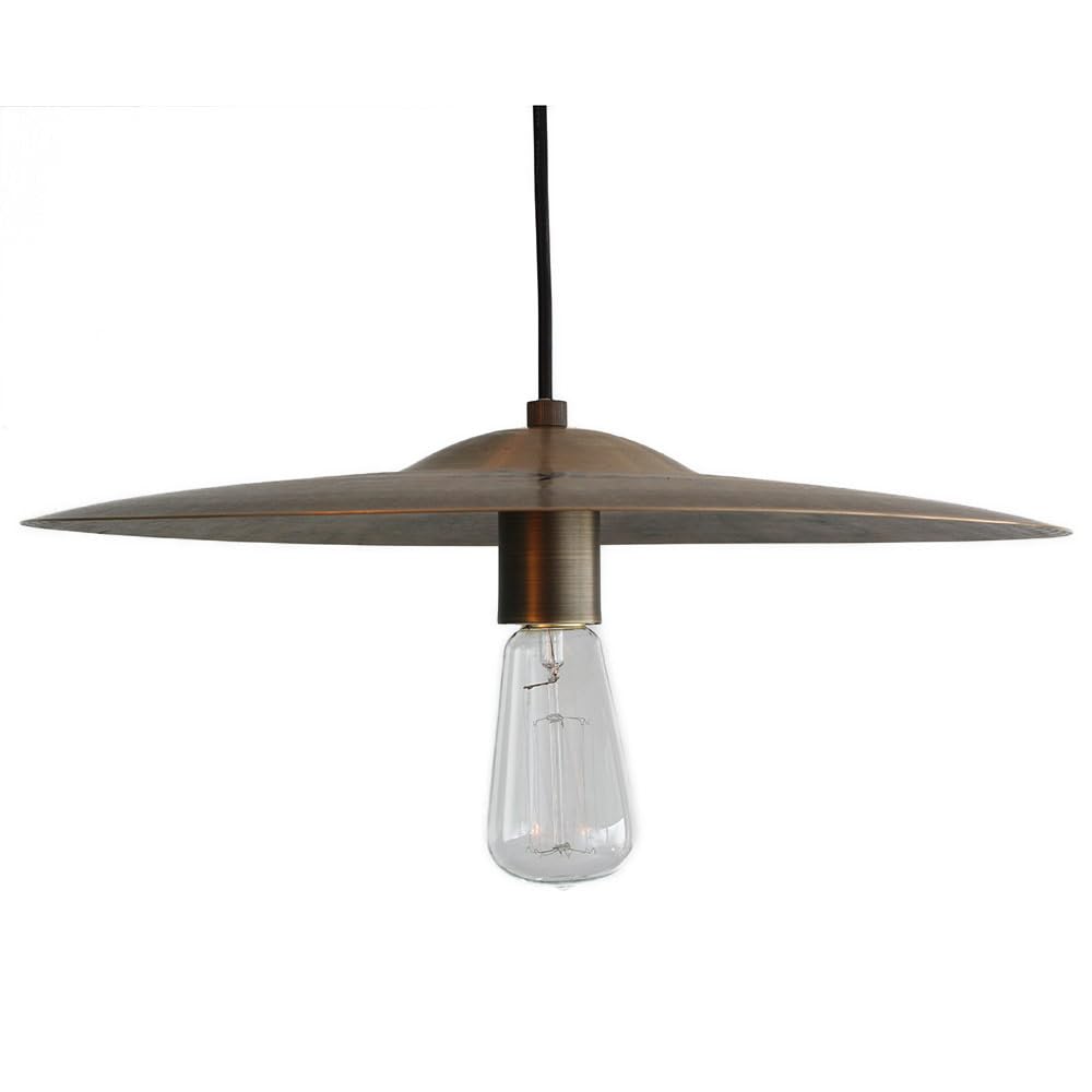 Amazon.co.jp : ペンダントライト 1灯 シンバル 16インチ 【レトロ電球