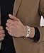 Lacoste Metropole Link Bracelet for Men - Stainless Steel Jewelry - Adjustable Band - Iconic Collection, Fashion Accessory - Gift For Him