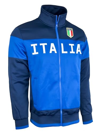 Just 4 Kicks Boy's Italy Jacket, Full Zip Italia Soccer Track Jacket Youth Sizes2