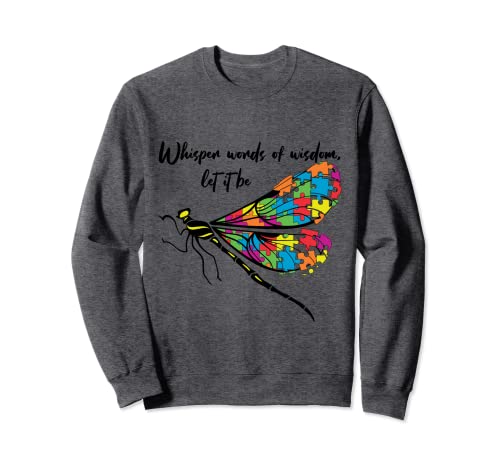 Let It Be Autistic Puzzle Jungen Mädchen Autism Awareness Month Sweatshirt