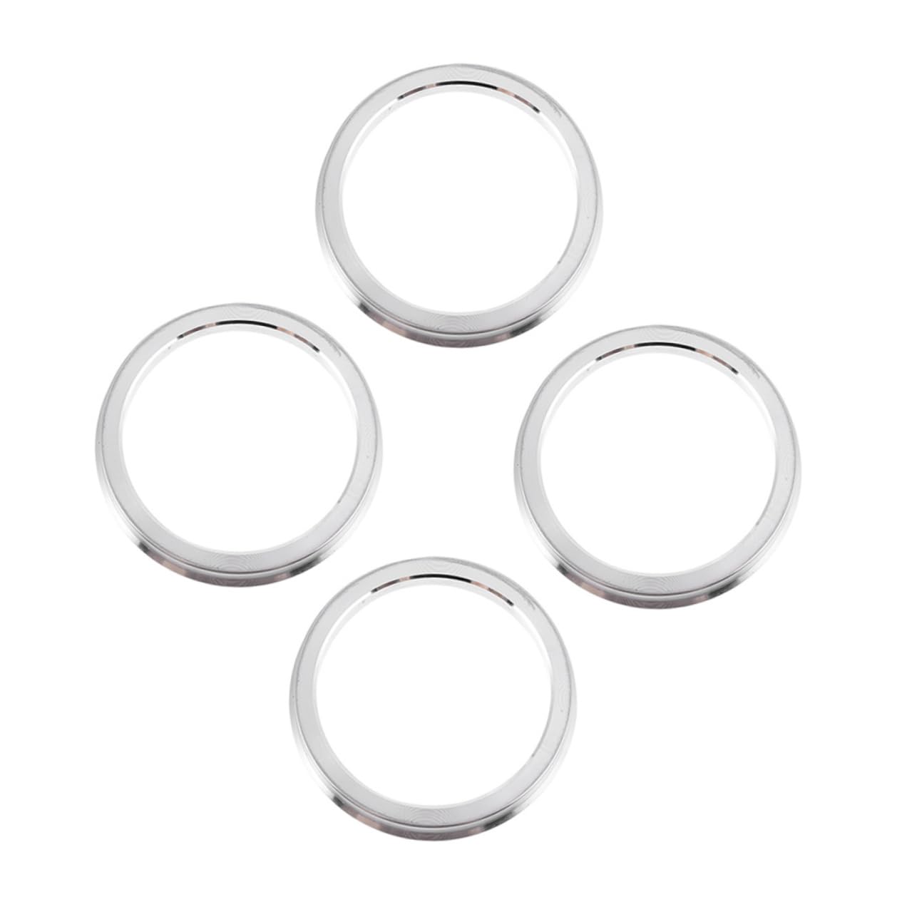 Healifty 4Pcs Hub Centric Rings to Rust Aluminum Alloy Center Bore Adapter for Vehicle Wheel Alignment Precision Fit for Safe Driving and Vibration Reduction
