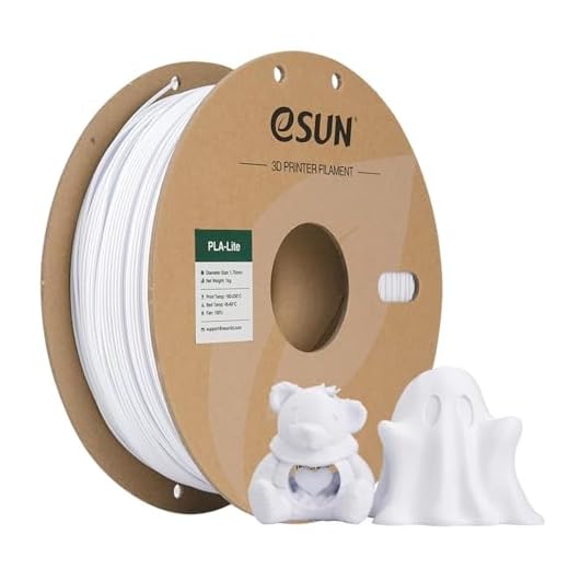 eSUN White PLA Filament, 3D Printing PLA Lite Filament 1.75mm Dimensional Accuracy +/- 0.03mm, 1kg Carboard Spool (2.2lbs) 3D Printer Filament, Cold White
