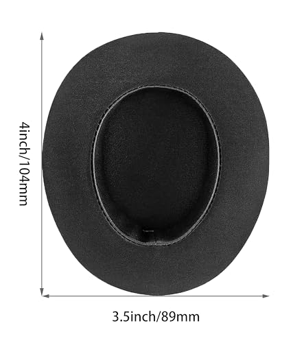 Repuestos de almohadillas para audífonos compatibles con Sony MDR-CD250 | Almohadillas de gel de hielo negras de alta densidad y aislamiento de sonido miniatura 3